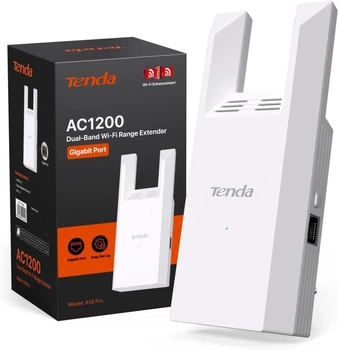 Wi-Fi ретранслятор Tenda A18 Pro AC1200 White (102191611)