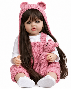 Реалистичная кукла Реборн 55 см полностью виниловая Doll Reborn Baby К0100202