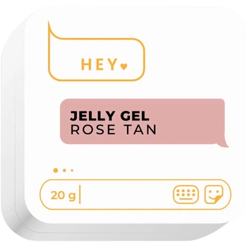 HEYLOVE Jelly Gel №004 Rose Tan Гель-желе для корекції та нарощування нігтів, 20 г