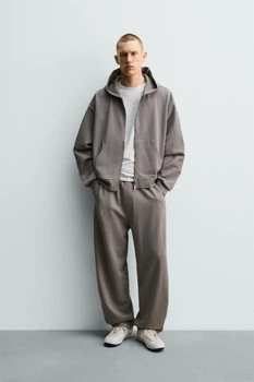 Штани джогери Zara Baloon Fit сірий 3443/425/811 L