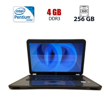 Ноутбук Б-клас HP G6-1250er / 15.6" (1920x1080) TN / Intel Pentium B950 (2 (2) ядер по 2.10 - 2.1 GHz) / 4 GB DDR3 / 256 GB SSD / Intel HD Graphics / WebCam б/в