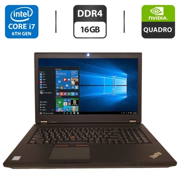Мобильная рабочая станция Lenovo ThinkPad P70 / 17.3" (1920x1080) IPS / Intel Core i7-6820HQ (4 (8) ядра по 2.7 - 3.6 GHz) / 16 GB DDR4 / 256 GB SSD + 500 GB HDD / nVidia Quadro M3000M, 4 GB GDDR5, 256-bit / WebCam б/у
