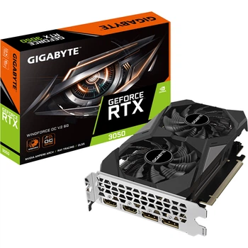 Відеокарта Gigabyte GeForce RTX 3050 WindForce OC V2 6G (GV-N3050WF2OCV2-6GD) [175049]