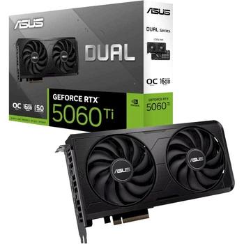 Відеокарта ASUS Dual GeForce RTX 5060 Ti EVO OC Edition 16GB GDDR7 (DUAL-RTX5060TI-O16G-EVO)