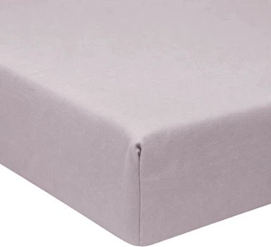 Простынь на резинке MirSon Лен Linen Amalia 140x190 см (2200008248970)