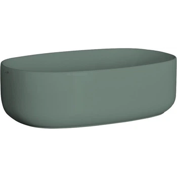 Умывальник накладной Nic Design Semplice 600x400 овальный, зеленый матовый (001377067)