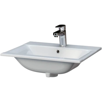 Умывальник подвесной Cersanit CARINA 50 600x450 накладной прямоугольный белый (K31-004/CCWS1000840796)