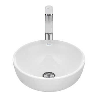 Умывальник накладной Roca Optica 350x350 круглый, белый (A327C12000)