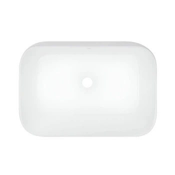 Раковина-чаша накладная Qtap Scorpio 550х390х120 белая (QT14112243WN)