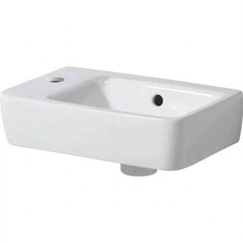 Умывальник подвесной Geberit Selnova Compact 400x250 прямоугольный, белый глянцевый (501.518.00.7)