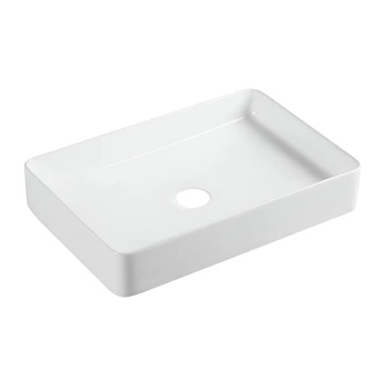 Раковина накладная Qtap Tern 600x405x110 белая (QT17112174WN)