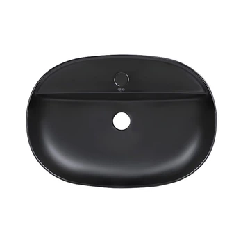 Раковина-чаша накладная Qtap Scorpio 610x400x120 черная матовая (QT142203MBMBN)