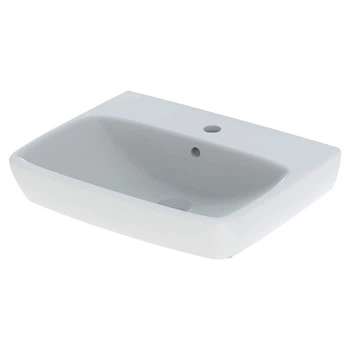 Раковина подвесная Geberit Selnova Square 550x440 прямоугольная, белая (500.290.01.1)