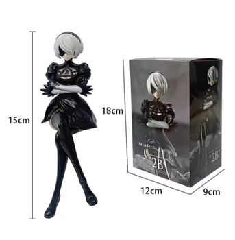 Фигурка коллекционная с игры NieR: Automata Yorha (Ниер Аутомата 2В), 15см