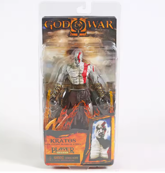 Фігурка Кратос/Kratos God of War II — колекційна екшн-фігурка героя гри, 18 см, з лезами Афін/Blades of Athena