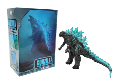 Коллекционная фигурка Годзиллы Godzilla King of Monsters — кайдзю Король монстров с голубыми шипами, 16 см