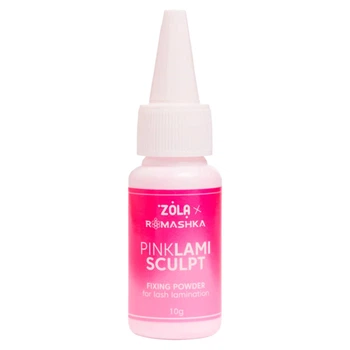 Фиксирующая пудра для ламинирования ресниц ZOLA x Romashka, Pink LamiSculpt, 10 г