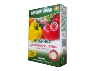 Удобрение минеральное для помидоров и перца 300г Квитофор Чистый лист