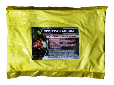 Селітра калієва / нітрат калію (N-13,5 K2O-38,2) добриво калійне 400г Агроресурс