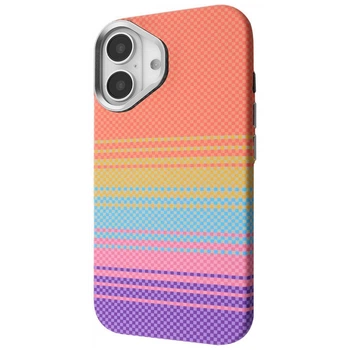 Ударопрочный Чехол Proove Gleam Case with Magnetic Ring для iPhone 16 purple sunset