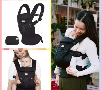 Рюкзак-переноска Beibaö Omni Breeze Baby Carrier Onyx Black от рождения