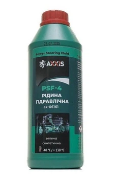 Жидкость гидравлическая PSF-4 зеленая синтетическая 1л AXXIS