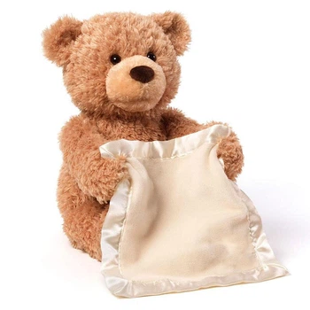 Интерактивная игрушка Мишка говорящий, 27×9×17, Peekaboo Bear / Мягкая музыкальная игрушка медведь Пикабу
