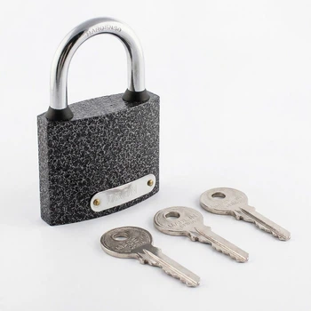 Замок навісний автомат DRON 50 мм 3 англійські ключі