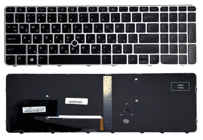 Клавіатура HP EliteBook 850 G3, 850 G4, 755 G3, 755 G4, HP ZBook 15U G3, 15U G4 trackpoint, з підсвіткою