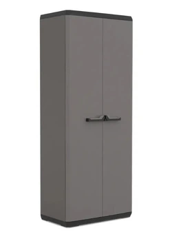 Шафа Keter/Kis PIU Tall Cabinet сіра 68 x 39 x 166 см пластикова багатофункціональна (241540)