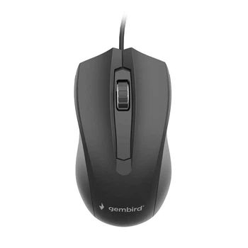 Оптическая мышка Gembird MUS-3B-01, USB интерфейс, черный цвет