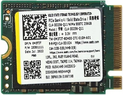 SSD диск LiteOn 256GB M.2 2230 PCIe 4.0 NVMe TLC (CL4-3D256-Q11)
