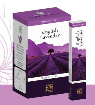 Ароматические палочки Английская лаванда Himalaya Wellness English Lavender 15 г масальные благовония