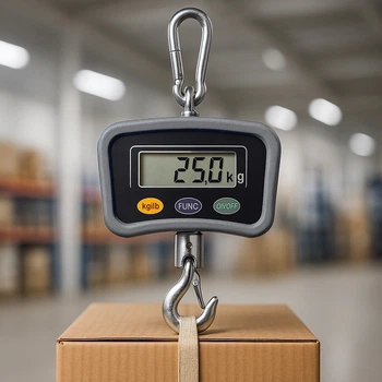 Электронные крановые весы, до 500 кг (0,1 кг), на аккумуляторе, BX-9025 Boxer, Серый / Электронные весы / Электронный крановый вес