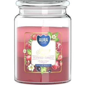 Свеча ароматичная Aura (Bispol) Сочные фрукты (27625)