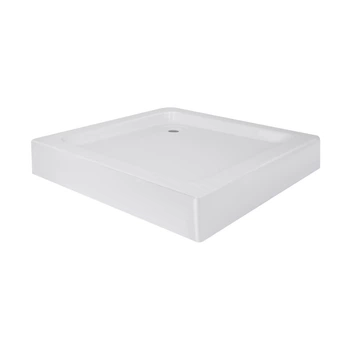 Lidz Душевой поддон KAPIELKA ST80x80х14 низкий квадратный, диаметр слива 52 мм