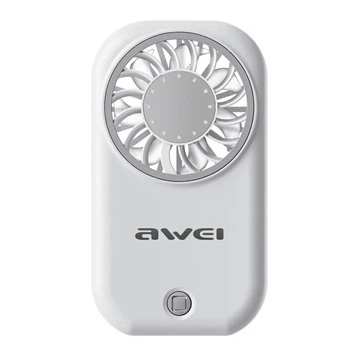 Вентилятор ручной AWEI F57 White (F75)