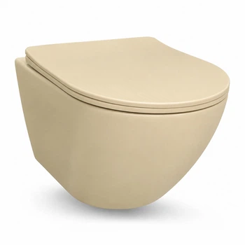 Підвісний унітаз VBI VULCANO BEIGE MATT