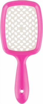 Щітка для волосся Janeke Superbrush 20 см*8 см Рожева з білим