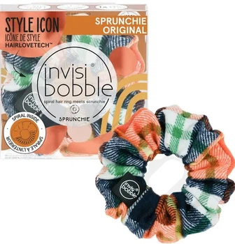 Резинка-браслет для волосся invisibobble SPRUNCHIE Fall in Love Channel the Flannel