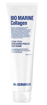 Відлущувальний перлітовий скраб для обличчя Mr.Scrubber Bio Marine Collagen 100 г