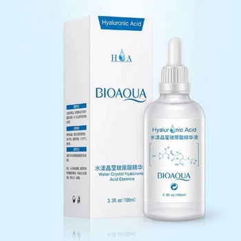 Гіалуронова кислота Bioaqua Aqua Crystal Hyaluronic Acid Stoste зволожуюча сироватка для обличчя (100 мл)
