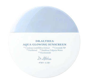 Зволожувальний сонцезахисний крем з пантенолом Dr.Althea Aqua Glowing Sunscreen, 45 мл