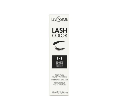 Краска для бровей и ресниц LeviSsime Lash Color 1.1 Graphite, 15 мл