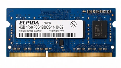 Оперативная память для ноутбука Elpida SO-DIMM DDR3 4GB 1600MHz PC3-12800 1Rx8 Б/У