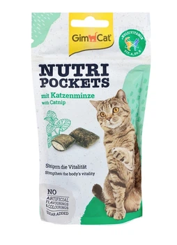 Ласощі для кішок GimCat Nutri Pockets для кішок, котяча м'ята та мультивітамін 60 г