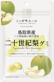 ZEN-NOH Gummy Nijisseiki Pear желейки зі смаком груші, 40 г