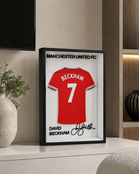 Картина в рамці футболка David Beckham 7 Manchester United. Aivory