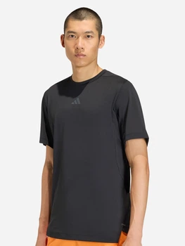 Футболка спортивна довга чоловіча Adidas D4T Essentials T-Shirt KE9932 M Чорна (4068815354479)