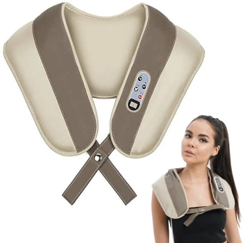 Ударный массажер на плечиCervical Massage Shawls с пультом